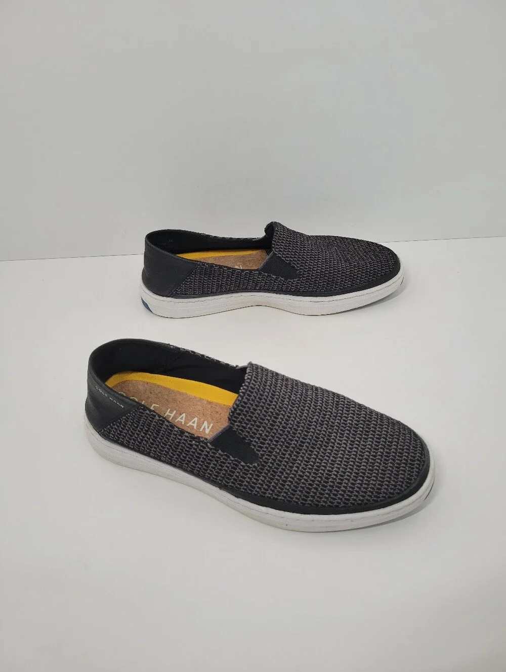 Cole Haan Grand Series Black Mesh Slip-On Loafer Casual Shoes Men Size 7